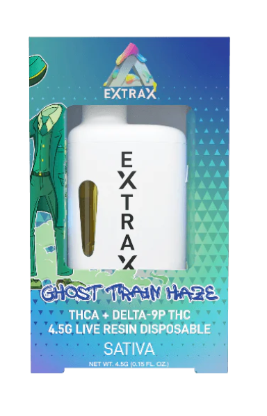 Delta Extrax - Adios Blend Preheat Disposable - 4.5g - Ghost Train Haze