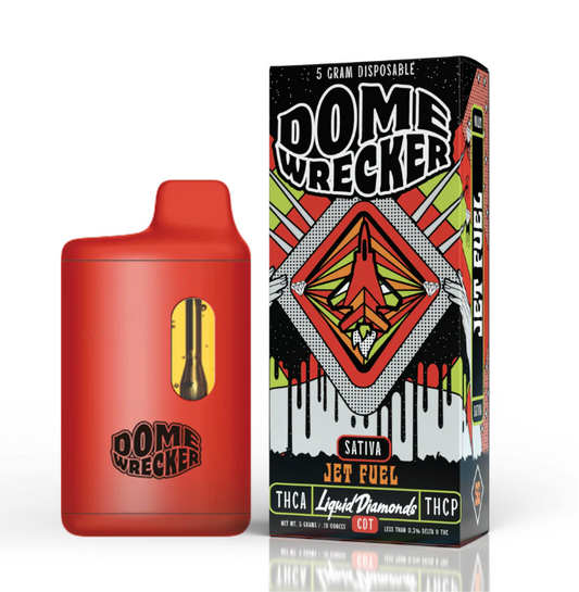 Domewrecker THCa Liquid Diamonds Disposable - 5g - Jet Fuel (Sativa)