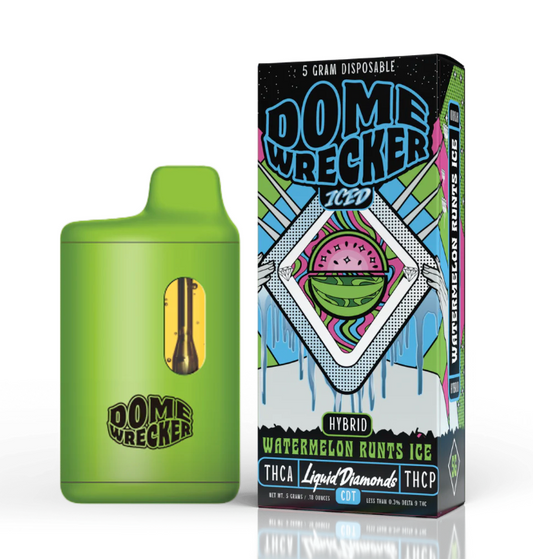 Domewrecker THCa Liquid Diamonds Disposable - 5g - Watermelon Runts Ice