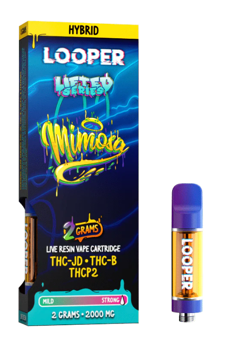 Looper XL Series Live Resin 2g Cartridges - Mimosa