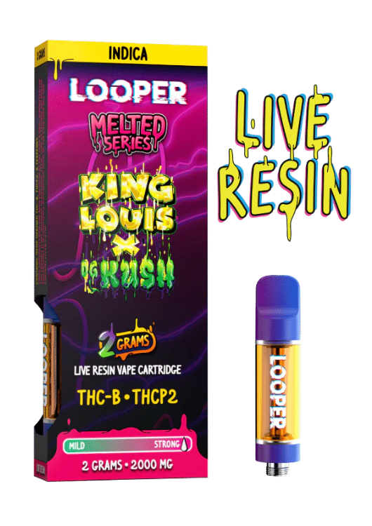 Looper XL Lifted Series 2g Cartridges - King Louis x OG Kush