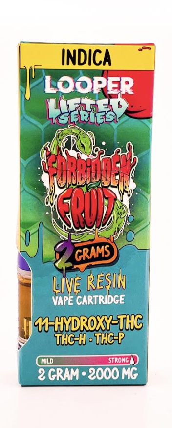 Looper Lifted Series Live Resin 2g Cartridges - Forbidden Fruit