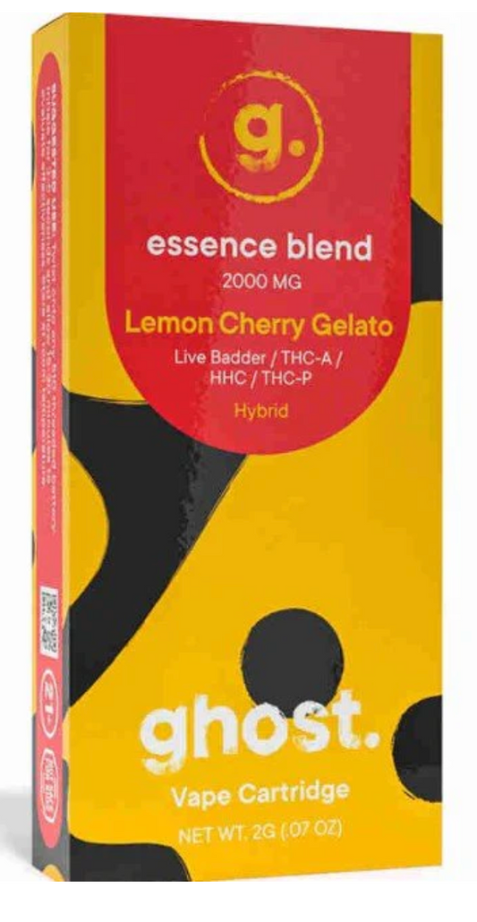 Ghost Essence Blend 2g Cartridges - Lemon Cherry Gelato