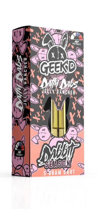 Geek'd Dabbit 0.5g Cartridges - Daffy Dabs Jelly Rancher