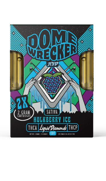 Domewrecker 2X2g Cartridges - Hulkberry Ice (Sativa)