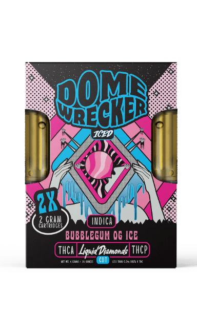 Domewrecker 2X2g Cartridges - Bubblegum OG Ice (Indica)