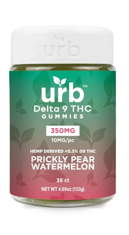 Urb D9 350mg Gummies - Prickly Pear Watermelon