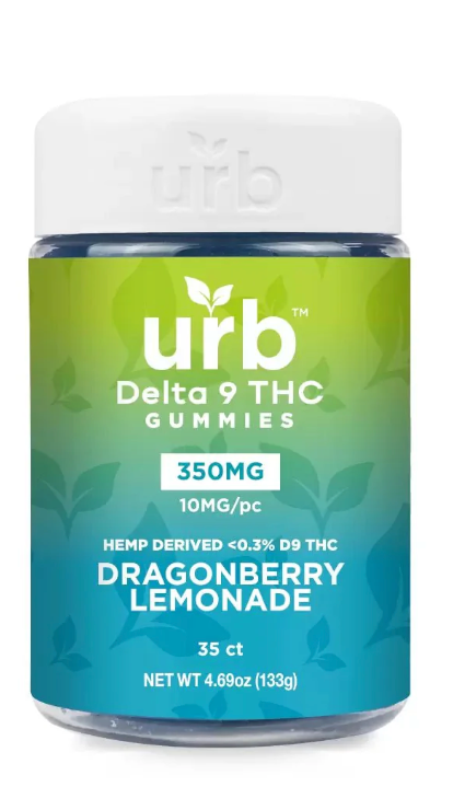 Urb D9 350mg Gummies - Dragonberry Lemonade