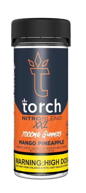 Torch Nitro Blend XXL 7000mg Gummies - Mango Pineapple