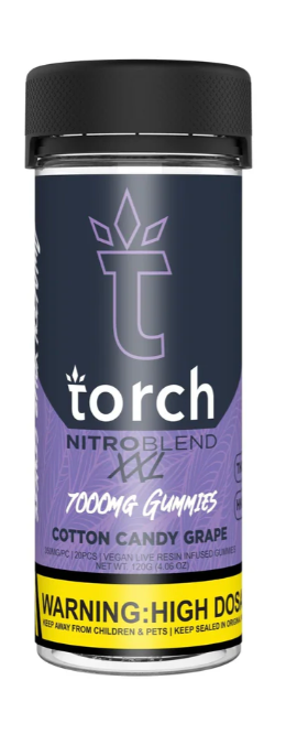 Torch Nitro Blend XXL 7000mg Gummies - Cotton Candy Grape