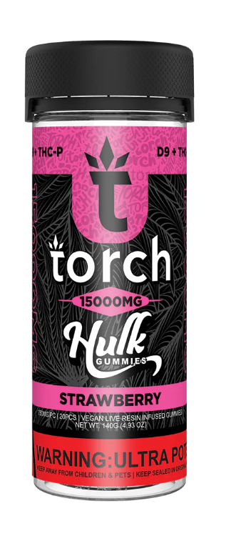 Torch Hulk 15,000mg Gummies - Strawberry