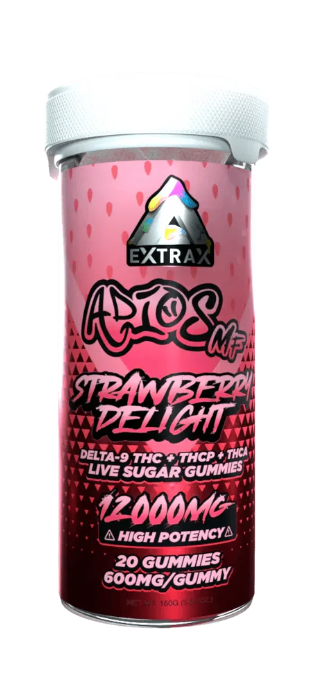 Delta Extrax - Adios MF THCa Live Sugar 12,000mg - Strawberry Delight