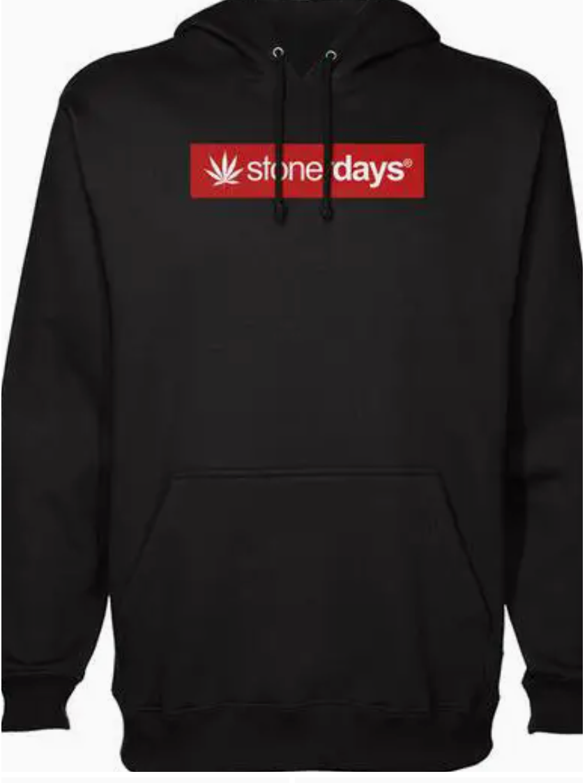 StonerDays Logo Red Hoodie