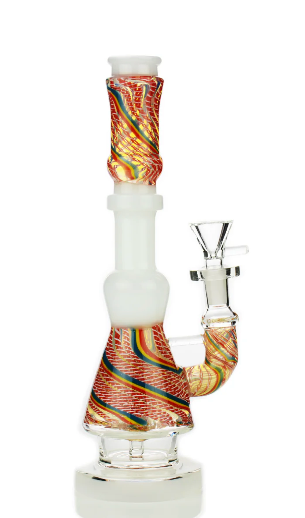 11" Twisting Inside Conical Base Water Pipe with 14mm Male Bowl